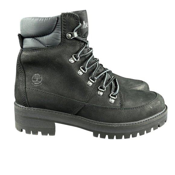 Timberland Courmayeur Black Nubuck Waterproof Boots Women's Sizes 7 - 9.5 - Picture 1 of 9